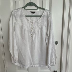 Tommy Bahama 100% linen tunic. Large.